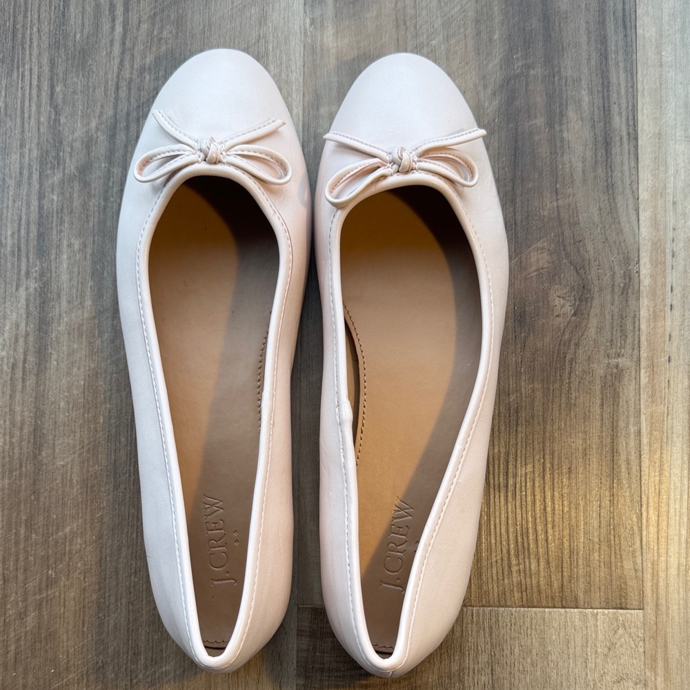 J. Crew Women's Soft Pink Ballet Flats